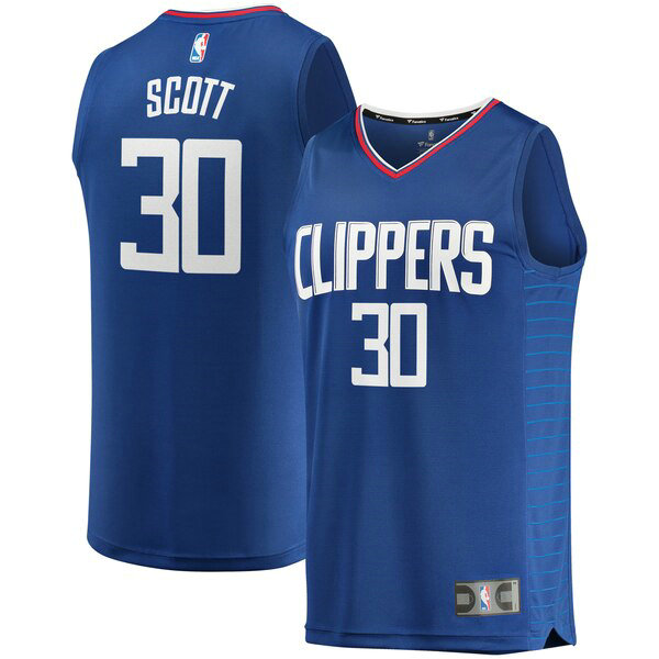 Maillot nba Los Angeles Clippers Icon Edition Homme Mike Scott 30 Bleu